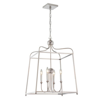Libby Langdon Sylvan 21.5'' Polished Nickel Chandelier (205|2244-PN_NOSHADE)
