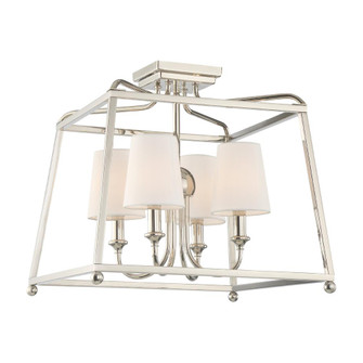 Libby Langdon Sylvan 16'' Polished Nickel Semi Flush Mount (205|2243-PN)