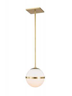 Brian Patrick Flynn Truax 1 Light Aged Brass Mini Pendant (205|2107-AG)