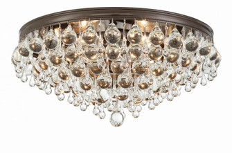 Calypso 20'' Crystal Teardrop Vibrant Bronze Flush Mount (205|138-VZ)