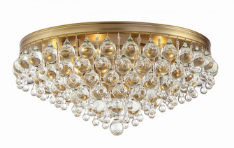 Calypso 20'' Crystal Teardrop Vibrant Gold Flush Mount (205|138-VG)