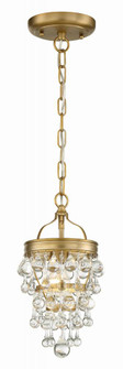Calypso 7.25'' Crystal Teardrop Vibrant Gold Chandelier (205|131-VG)