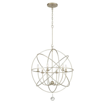 Solaris 28.5'' Olde Silver Chandelier (205|9228-OS)