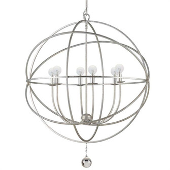 Solaris 6 Light Olde Silver Sphere Chandelier (205|9228-OS)