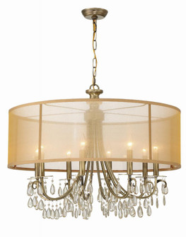 Hampton 32'' Drum Shade Antique Brass Chandelier (205|5628-AB)