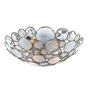 Palla 16'' Antique Silver Semi Flush Mount (205|524-SA)