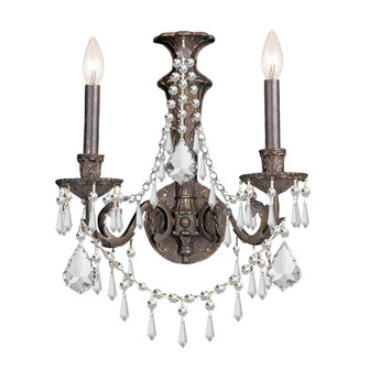 Vanderbilt 15'' Hand Cut Crystal English Bronze Sconce (205|5162-EB-CL-MWP)