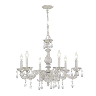 Paris Market 28'' Hand Cut Crystal Antique White Chandelier (205|5036-AW-CL-MWP)