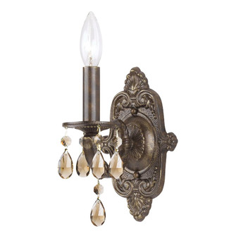 Paris Market 6.25'' Golden Teak Hand Cut Crystal Venetian Bronze Sconce (205|5021-VB-GT-MWP)