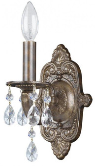 Paris Market 1 Light Spectra Crystal Venetian Bronze Sconce (205|5021-VB-CL-SAQ)