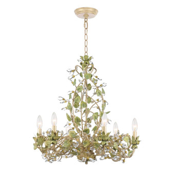 Josie 25'' Champagne Green Tea Chandelier (205|4846-CT)