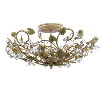 Josie 20.5'' Champagne Green Tea Semi Flush Mount (205|4840-CT)