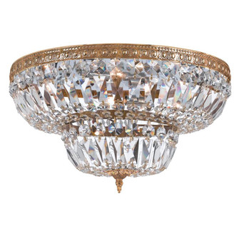 Waltham 30'' Clear Hand Cut Olde Brass Flush Mount (205|730-OB-CL-MWP)