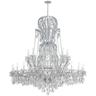 Maria Theresa 64'' Hand Cut Crystal Polished Chrome Chandelier (205|4460-CH-CL-MWP)