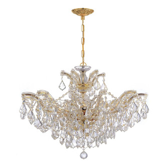 Maria Theresa 29'' Hand Cut Crystal Gold Chandelier (205|4439-GD-CL-MWP)