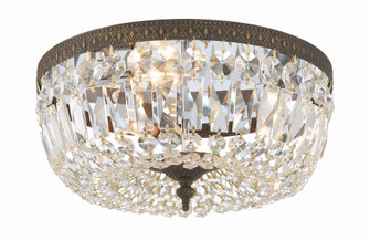 Waltham 14'' Clear Hand Cut English Bronze Flush Mount (205|714-EB-CL-MWP)