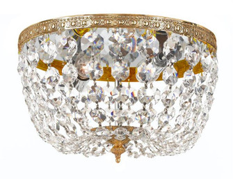 Crystorama 2 Light Swarovski Strass Crystal Olde Brass Flush Mount (205|710-OB-CL-S)