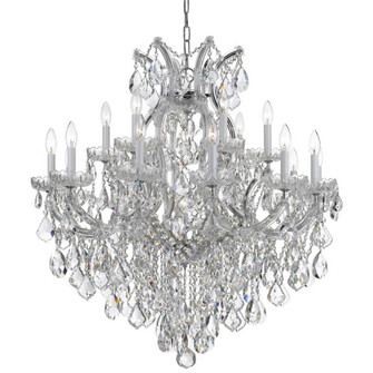Maria Theresa 19 Light Spectra Crystal Polished Chrome Chandelier (205|4418-CH-CL-SAQ)