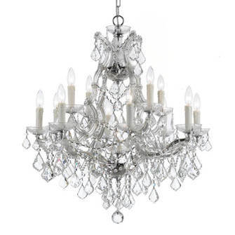 Maria Theresa 13 Light Spectra Crystal Polished Chrome Chandelier (205|4412-CH-CL-SAQ)