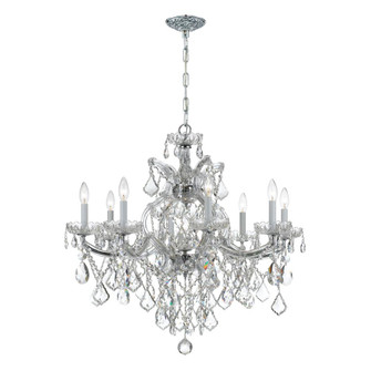 Maria Theresa 28'' Hand Cut Crystal Polished Chrome Chandelier (205|4409-CH-CL-MWP)