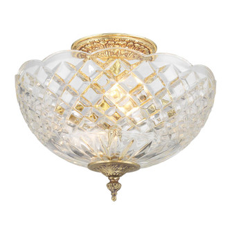 Milton 10'' Olde Brass Semi Flush Mount (205|66-CT-OB)