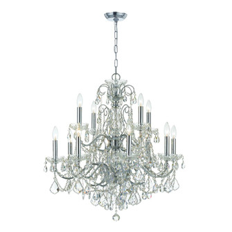 Imperial 29.5'' Hand Cut Crystal Polished Chrome Chandelier (205|3228-CH-CL-MWP)