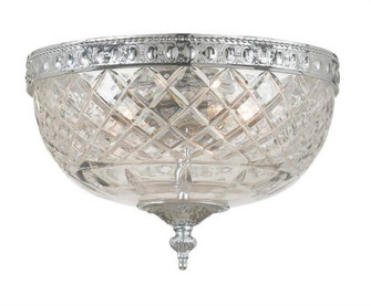 Crystorama 2 Light Polished Chrome Crystal Flush Mount (205|117-8-CH)