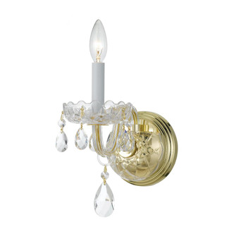 Traditional Crystal 5'' Hand Cut Crystal Polished Brass Sconce (205|1031-PB-CL-MWP)