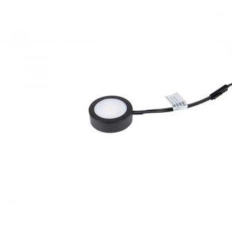 1 Single Wired Puck Light w/ Cord (1357|HR-AC71-CS-BK)