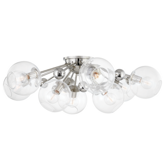 9 LIGHT SEMI FLUSH (57|8042-PN)