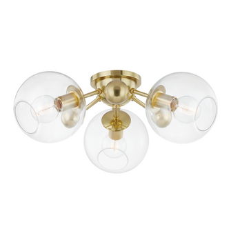 3 LIGHT SEMI FLUSH (57|8025-AGB)