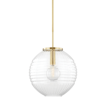 1 LIGHT LARGE PENDANT (57|2717-AGB)