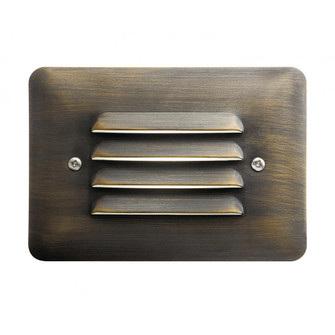 2700K Louvered LED Step Light in Centennial Brass (2|15782CBR27)