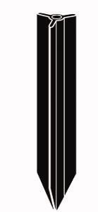 Accessory Stake Bollard Mount (2|15578BK)