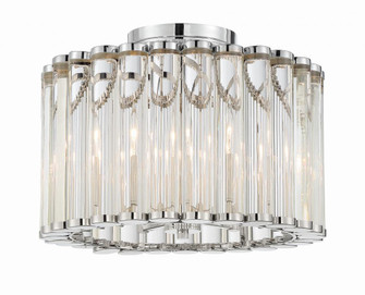 Libby Langdon Elliot 15.25'' Polished Nickel Semi Flush Mount (205|ELL-B3004-PN_CEILING)