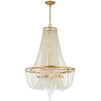 Arcadia 9 Light Antique Gold Chandelier (205|ARC-1917-GA-CL-MWP)