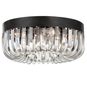 Alister 5 Light Charcoal Bronze Flush Mount (205|ALI-B2005-CZ)