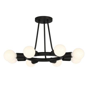 Dakota 15'' Black Semi Flush Mount (205|9043-BK)