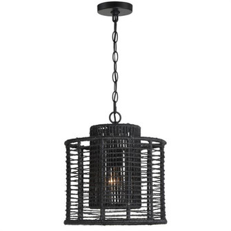 Jayna 1 Light Matte Black Mini Pendant (205|JAY-A5001-MK)