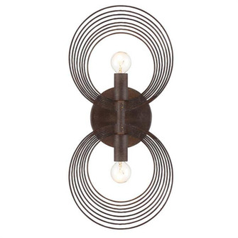 Doral 2 Light Forged Bronze Sconce (205|DOR-B7722-FB)