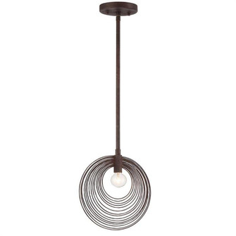 Doral 1 Light Forged Bronze Mini Pendant (205|DOR-B7700-FB)