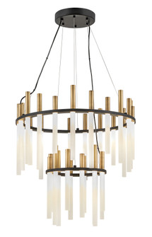 Medium LED Multi Tier Chandelier (88|FR30708BLK)