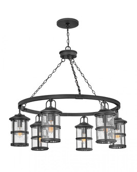 Large Single Tier 12v Chandelier (87|2689BK-LV)