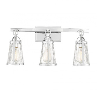 Albany 3-Light Bathroom Vanity Light in Polished Chrome (128|8-560-3-11)