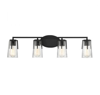 Sacremento 4-Light Bathroom Vanity Light in Black (128|8-7045-4-BK)