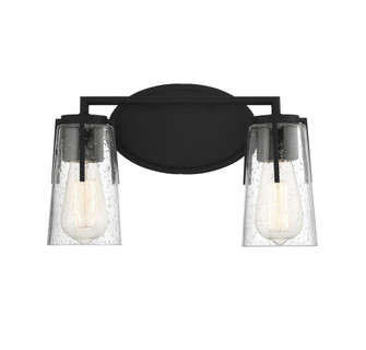 Sacremento 2-Light Bathroom Vanity Light in Black (128|8-7045-2-BK)