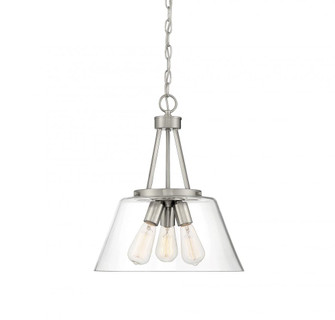 Calhoun 3-Light Pendant in Satin Nickel (128|7-1025-3-SN)