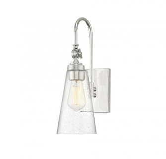 York 1-Light Adjustable Wall Sconce in Polished Nickel (128|9-108-1-109)