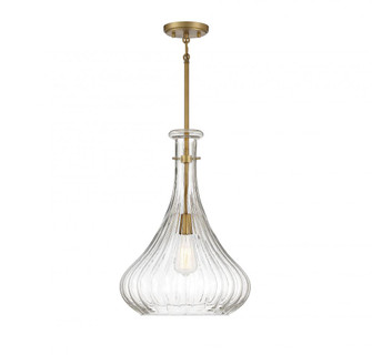 Bristo 1-Light Pendant in Warm Brass (128|7-2265-1-322)