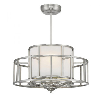 Oslo 4-Light Fan D'Lier in Satin Nickel (128|30-FD-126-SN)